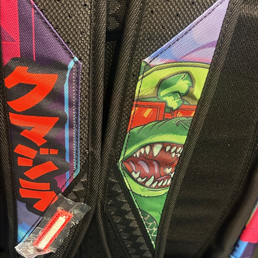 Bear Zilla Sprayground Graphic Backpack - Multico… - image 8